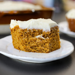 Easy Pumpkin Cake With Cream Cheese Frosting