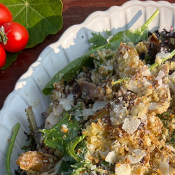 Warm Crispy Potato Caesar Salad
