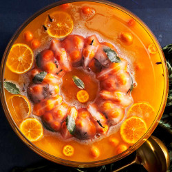 Clementines Mezcal Fizzy Punch | Food &amp; Wine