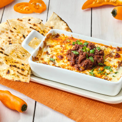 Queso Fundido With Aji Amarillo Seasoning