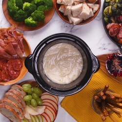 Slow Cooker Cheese Fondue Recipe By Tasty