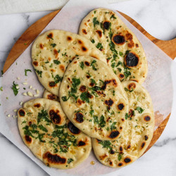 Quick Indian-style Naan Without Yeast