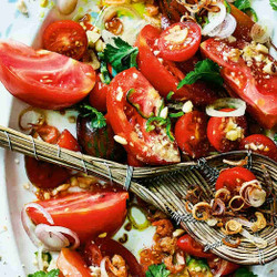 The Rangoon Sisters' Tomato And Crunchy Peanut Salad (khayan Jin Thee Thoke)