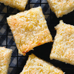 Easy Pineapple Coconut Squares