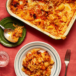 Crispy One-tin Gnocchi With Leeks And Harissa