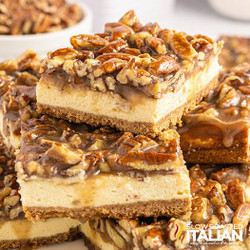 Pecan Pie Cheesecake Bars