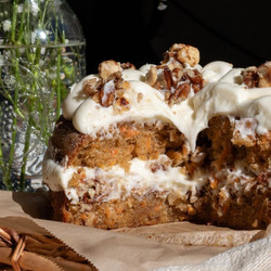 Carrot Cake With Honey Praline