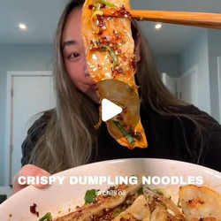 Crispy Dumpling Noodles