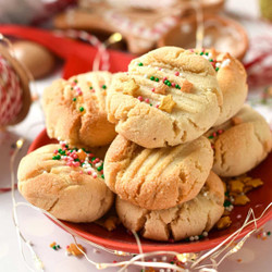 Almond Flour Shortbread Cookies (3 Ingredients, Gluten-free)