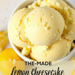 Lemon Cheesecake Ice Cream