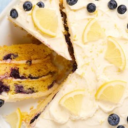 Lemon-blueberry Cake