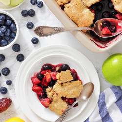 Apple Blueberry Crumble