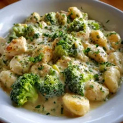Creamy Chicken And Broccoli Gnocchi