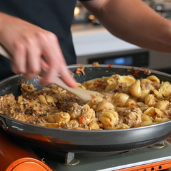 Protein Cheesesteak Pasta Meal Prep