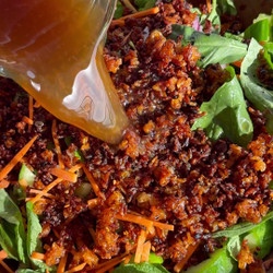 Rotisserie Chicken &amp; Herb Crispy Rice Salad (gf / Df)