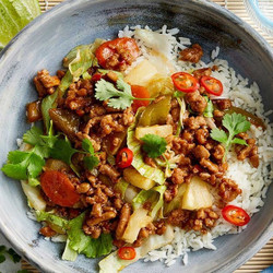 Sweet And Sour Pork Mince Stir-fry