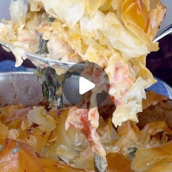 Chicken Breasts In Creamy Parmesan And Sun Dried Tomato Sauce Wrapped In Filo Pastry