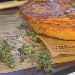 Chicken, Ham Hock And Mushroom Pie