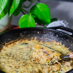 One Pot Orzo Crémeux Aux Poireaux Et Fromage