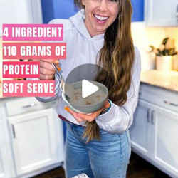 4 Ingredient Protein Packed Cottage Cheese Soft Serve