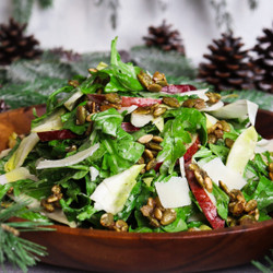 Spiced Pear, Endive, And Arugula Salad