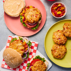 Chicken And Mango Burgers | Slimming &amp; Weight Watchers Friendly