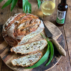 Wild Garlic, Cheese &amp; Walnut Sourdough