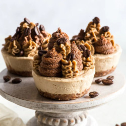Raw Vegan Coffee Cupcakes (gluten + Dairy Free, Vegan + Paleo)