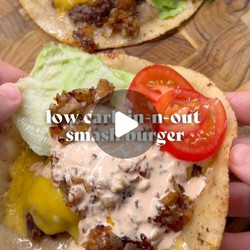 Healthy In-n-out Smash Burger