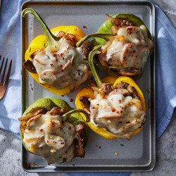 Philly Cheesesteak Stuffed Peppers