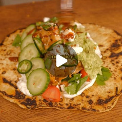 Chicken Kebab Homemade Wraps