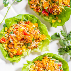Chicken Taco Lettuce Wraps