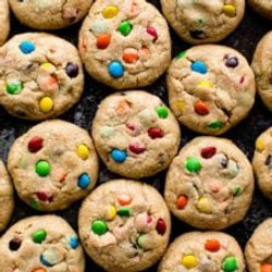 Peanut Butter M&amp;M Cookies