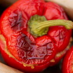 Risotto-stuffed Peppers With Minced Meat