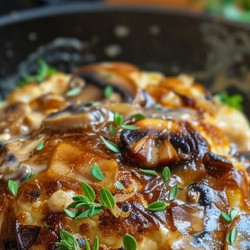 Roast Head Of Cauliflower With Silky Mushroom &amp; Gruyère Sauce