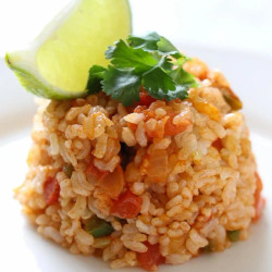Quick Mexican Brown Rice