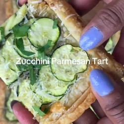 Zucchini Parmesan Tart