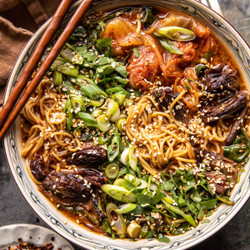 Spicy Short Rib Peanut Ramen