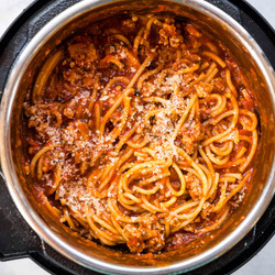 Instant Pot Spaghetti And Meat Sauce