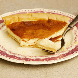 Amish Custard Cottage Cheese Pie easy dessert must