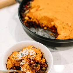 Healthy Sweet Potato Shepherd's Pie (gluten- &amp; Dairy-free Friendly)