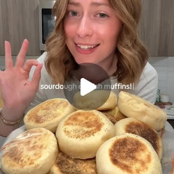 Sourdough English Muffins
