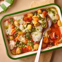 Roasted Vegetable Gnocchi Bake 722cals