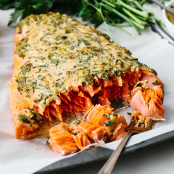 Dijon Baked Salmon
