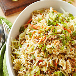 Ramen And Almond Coleslaw