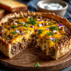 One-pan Cheeseburger Pie