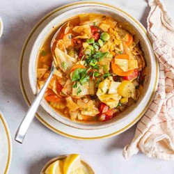 “detox” Cabbage Soup With Turmeric And Ginger