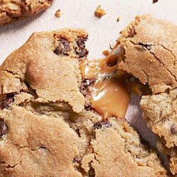Caramel-stuffed Chocolate Chip Cookies