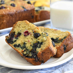 Irresistibly Moist And Soft Blueberry Banana Bread