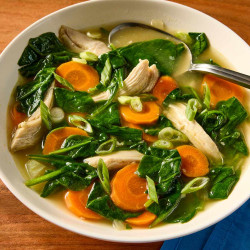 Garlic-miso Chicken Soup